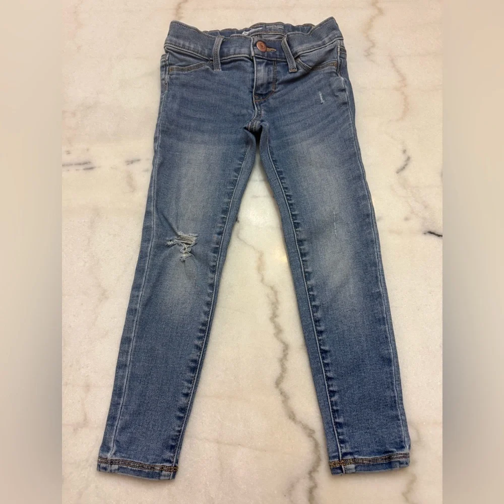 Old Navy Little Girls Skinny Jeggings in Light Blue Size 5